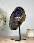 Exquisite Natural Amethyst GEode Full of Stalactites Eyes - MWS1524