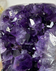 Natural Amethyst Cluster with Huge Deep Purple Crystals - MWS1710