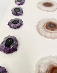 Unique Quartz, Amethyst, Agte & Green Jasper Stalactite Slices Set - Natural Crystal for Handmade Jewelry - STS0054