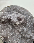 Sugar Quartz Druzy Geode on Stand - MWS2876