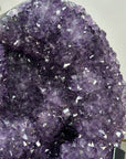 Natural Uruguayan Amethyst Crystal Formation with Stand