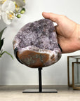Unique Natural Sugar Amethyst Crystal Geode - MWS2178