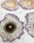 Amethyst Stalactite Slices Wholesale Flat - Ideal for Pendants - STS0070