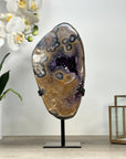 Natural Agate & Amethyst Geode with Stunning Eyes Formations - MWS2354