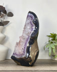 Large Sugar Amethyst & Agate Free Form Statement Piece from Uruguay - CBP1438