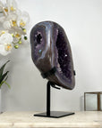 Large Amethyst Geode with Blue agate Shell - MWS1885