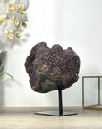Uruguayan Amethyst Stalactite Formation - Stand Included - MWS2568