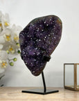 Unique Natural Amethyst & Green Jasper Crystal Cluster - MWS1981