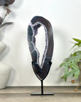 Natural Agate & Amethyst Geode Slice Portal - MWS3243