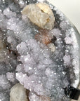 Amethyst and Calcite Crystal Cluster with stalctite Formations on Stand - MWS2607