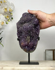Stunning Amethyst Crystal with Unique Calcite Specimen - MWS1881