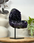 Top Quality Uruguayan Amethyst Specimen on Metal Stand - MWS3064