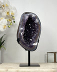 Large Amethyst Geode with Blue agate Shell - MWS1885