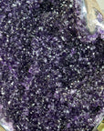 Huge XL Natural Amethyst Geode on Metal Stand - MWS3145