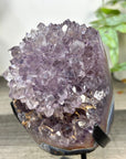 Natural Amethyst Stalactite Flower Formation on Stand - MWS3285