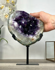 Amethyst Geode with Deep Purple Crystals for Home Decor - MWS2615