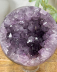 Amethyst & Agate Sphere Geode with Crystal Druzy - SPH0183