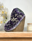 Large Natural Amethyst Geode with Calacite Inclusions - CBP1141