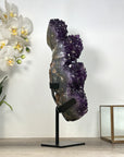 Amethyst Geode on Stand – Large Top Grade Statement Piece from Uruguay - MWS2597