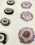 Wholesale Stalactite Slices for Jewelry Making - Bulk Flat Set - STS0061