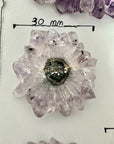 Unique Amethyst Stalactite Slices Set - Natural Crystal for Handmade Jewelry - STS0082