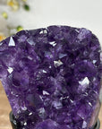Natural Amethyst Crystal Cluster with Large & Shinny Crystals - MWS1897