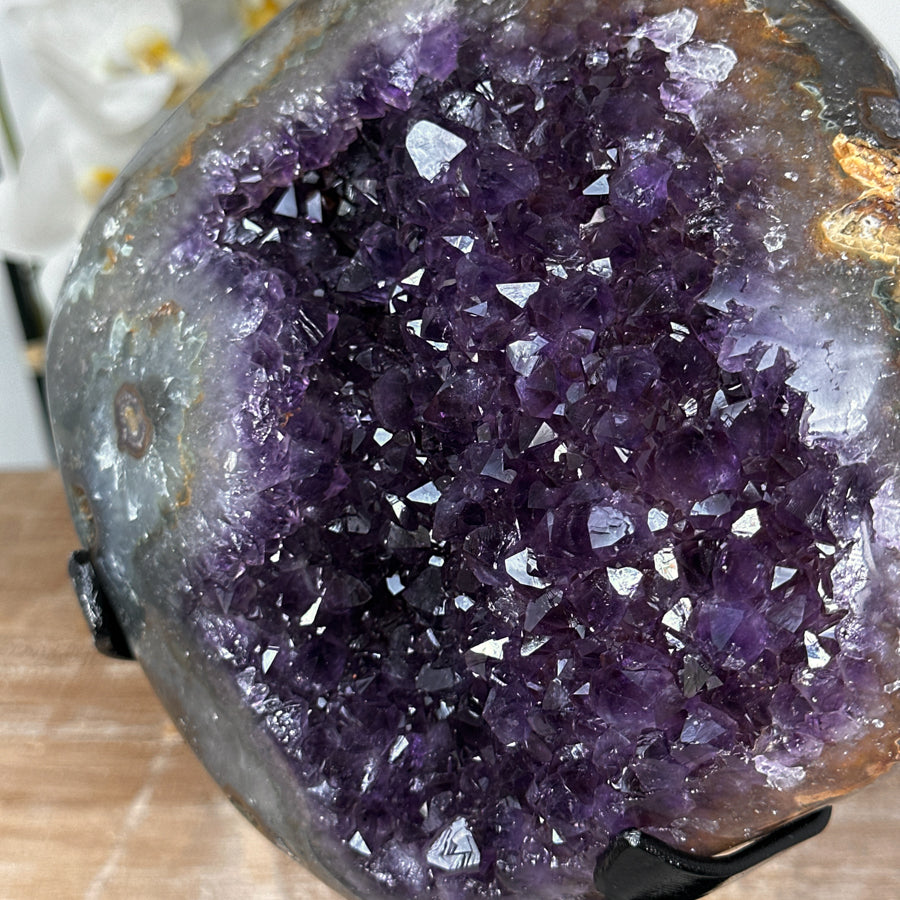 Outstanding Natural Amethyst & Quartz Stone - MWS1542