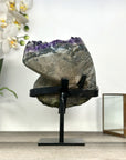 Natural Amethyst Geode with Deep Purple Crystals – Unique Mineral Display Piece - MWS2818