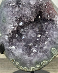 Large Amethyst Geode with Stunning Green Jasper Shell - MWS3343