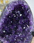 Top Quality Natural Amethyst Geode, Metallic Stand Inlcuded - MWS1752