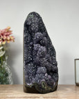 Large Natural Amethyst Druzy Cathedral with Unique Stalactites - CBP1043