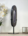 Agate & Amethyst Geode Slice Crystal Portal - MWS2122
