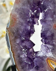 Beautiful Natural Amethyst Geode Slice Portal - MWS2007