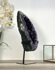 Amethyst Geode with Dark Purple Crystals for Home Decor Display - MWS2642