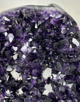 Huge Uruguayan Natural Amethyst Specimen on Metal Stand - MWS2968