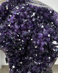 Premium Quality Amethyst Crystal Cluster – Natural Specimen on Stand - MWS2938