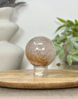 Yellow Tone Quartz Druzy Sphere Geode - SPH0172