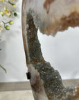 Unique Large Natural Quartz Geode Slice - MWS1962