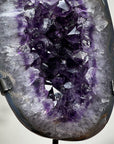 Beautiful Natural Large Amethyst Geode with Agate Shell - MWS1771