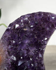 Stunning Amethyst Moon Carving - MWS2360