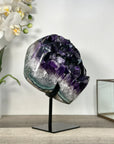 Amethyst Geode Cluster with Large Purple Crystal Points - MWS2698