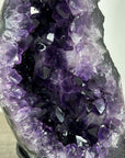 Amethyst Geode Mineral Specimen with Deep Purple Crystals for Home Decor - MWS2648