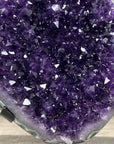 Natural Uruguayan Amethyst Cluster with Green Jasper Shell - MWS3195