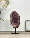 Uruguayan Amethyst Cluster on Metal Stand - MWS2860