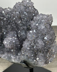Natural Amethyst Crystal Formation on Handmade Metal Stand - MWS2789