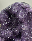 Natural Uruguayan Amethyst Crystal Formation with Stand