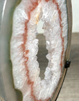 Beautiful Agate & Quartz Portal with Rare Red Banding Formation