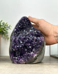 A+ Grade Natural Amethyst Cathedral, Deep Purple Crystals - CBP1189