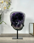 Amethyst Geode Crystal Cluster with Deep Purple Crystals for Home Decor Display - MWS2690