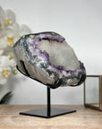 Amethyst Geode with Calcite Specimen - MWS1790